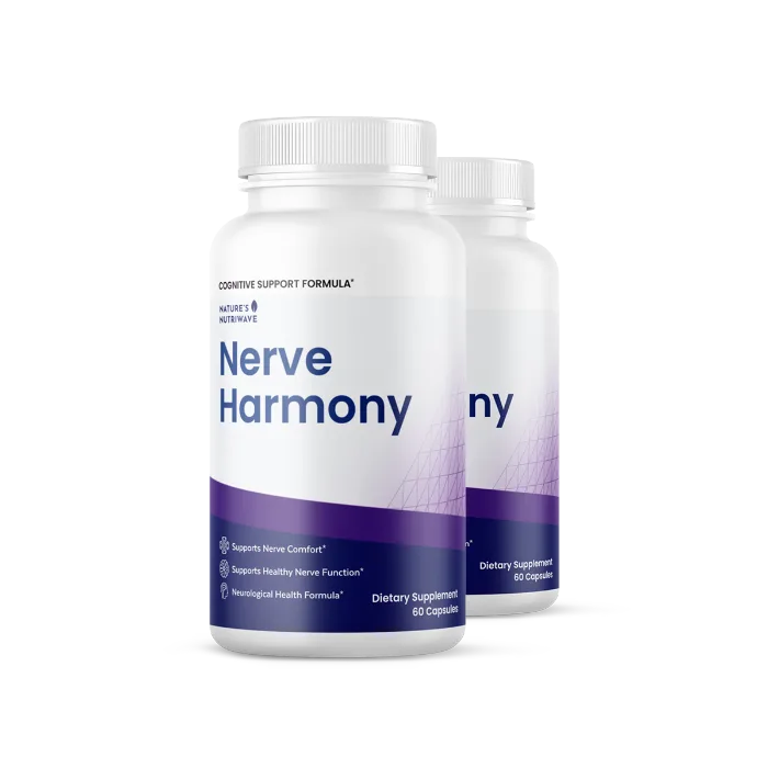 Two bottles of NerveHarmony, 60 capsules each